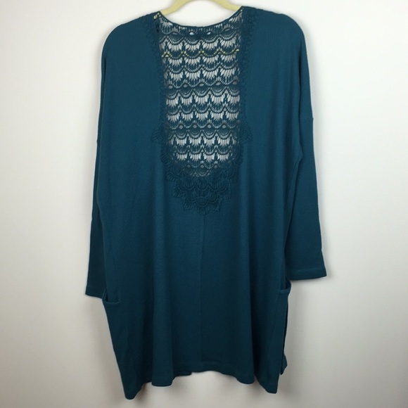 Threads 4 Thought - Tula Lace Detail Back Cardigan - Picture 6 of 8